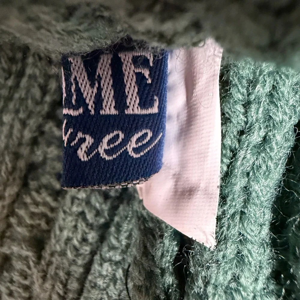 Green‎ Indiana HOME CABLE KNIT Beanie Hat Adult Unisex